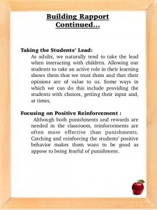 Building Rapport 2